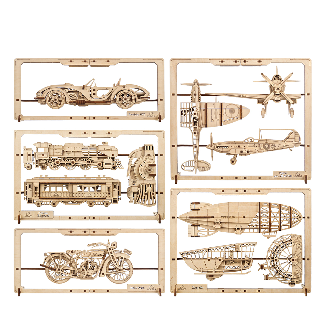 2.5D Puzzles 5-in-1 Set